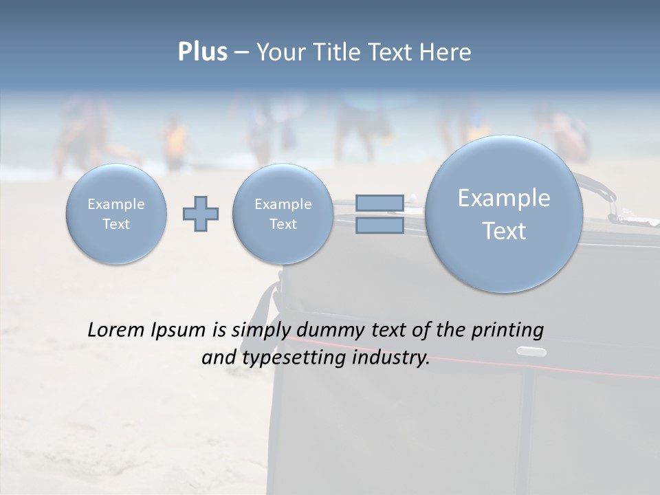 Indulge Vacation Beach PowerPoint Template