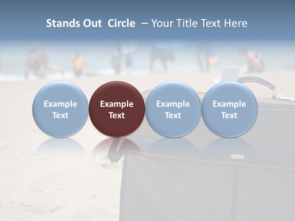 Indulge Vacation Beach PowerPoint Template