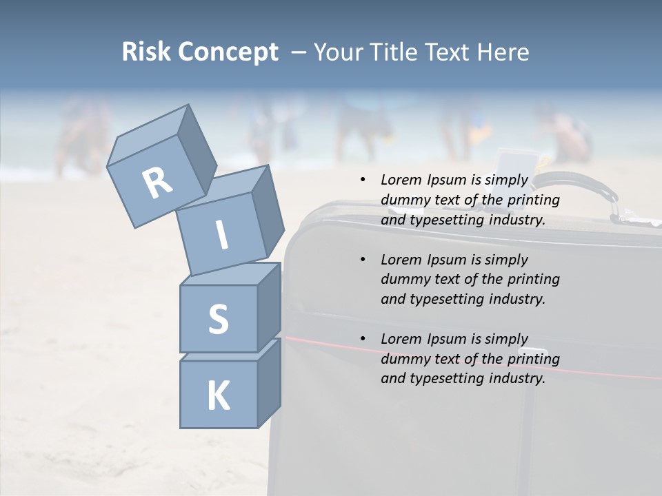 Indulge Vacation Beach PowerPoint Template