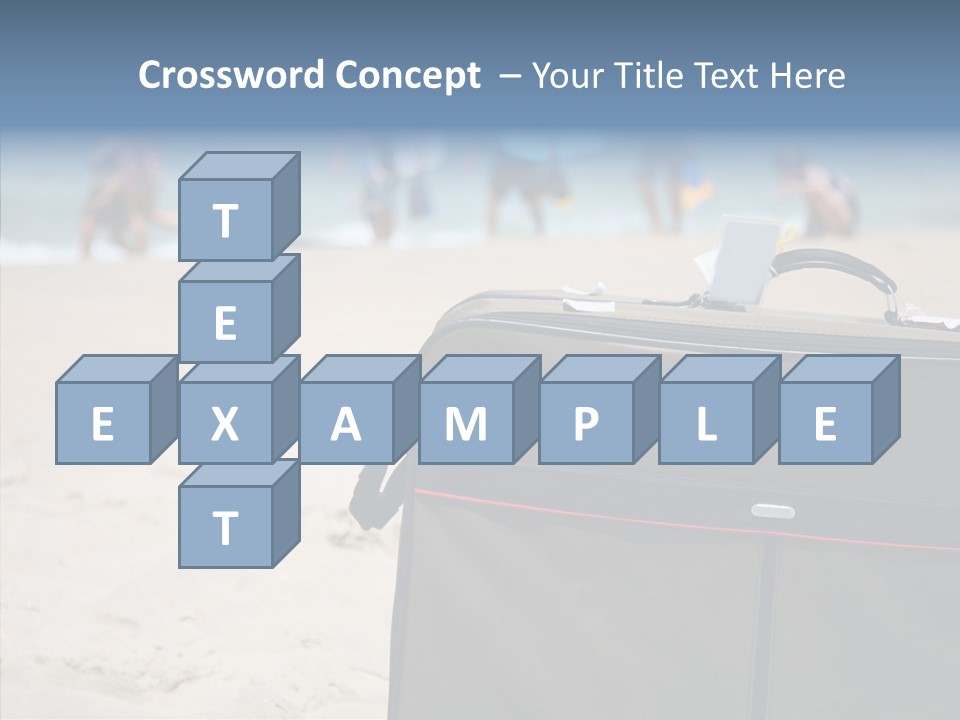 Indulge Vacation Beach PowerPoint Template