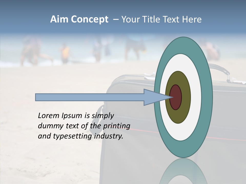 Indulge Vacation Beach PowerPoint Template