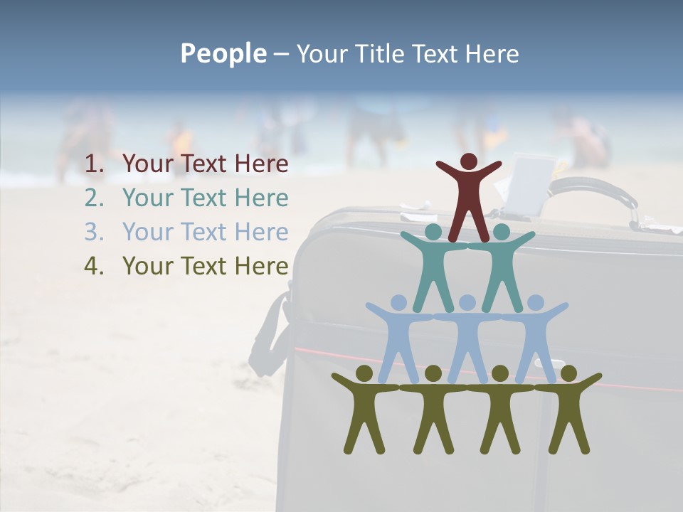 Indulge Vacation Beach PowerPoint Template