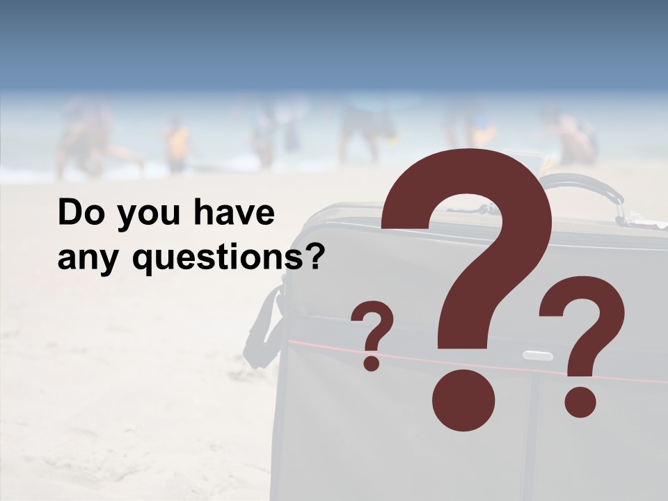 Indulge Vacation Beach PowerPoint Template