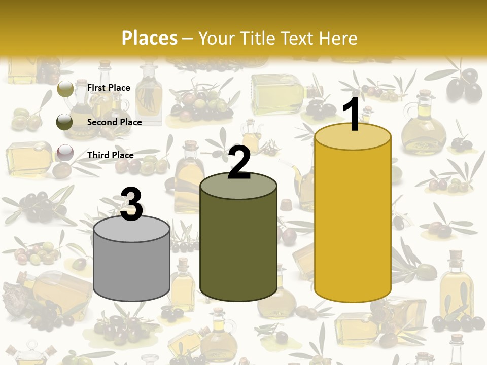 Eating Harvest Olive PowerPoint Template