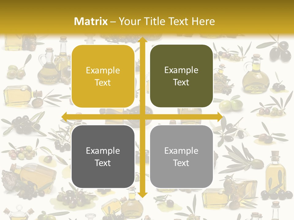 Eating Harvest Olive PowerPoint Template