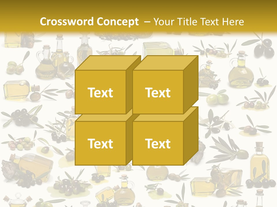 Eating Harvest Olive PowerPoint Template