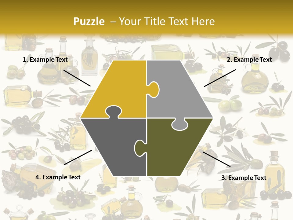 Eating Harvest Olive PowerPoint Template