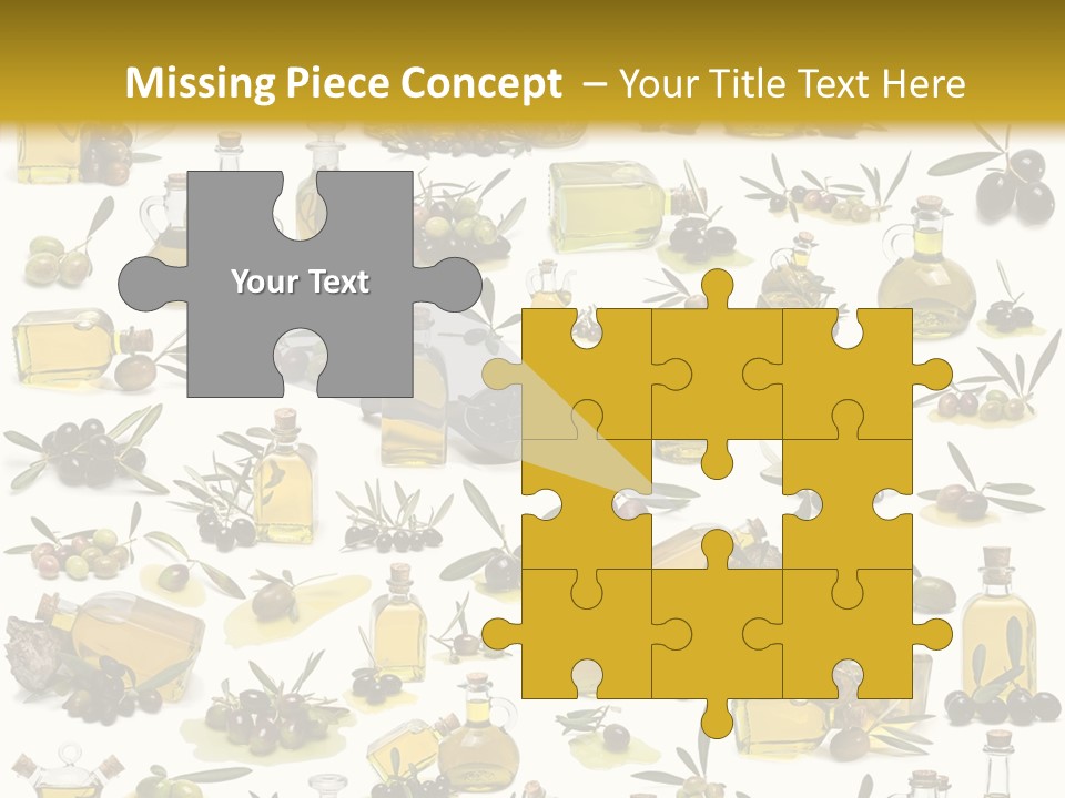 Eating Harvest Olive PowerPoint Template