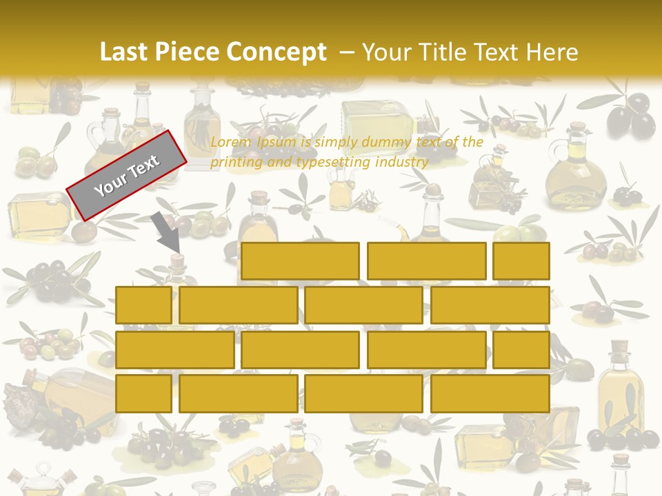 Eating Harvest Olive PowerPoint Template