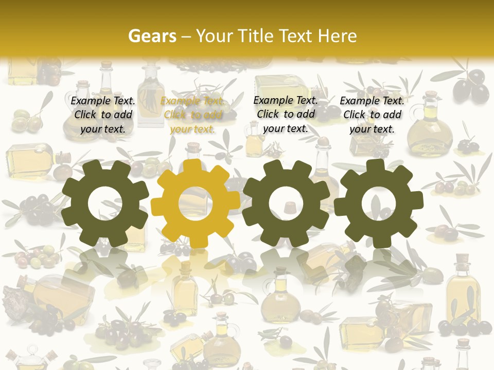 Eating Harvest Olive PowerPoint Template