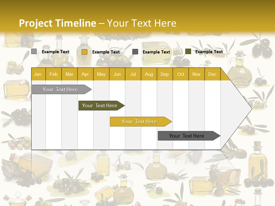Eating Harvest Olive PowerPoint Template