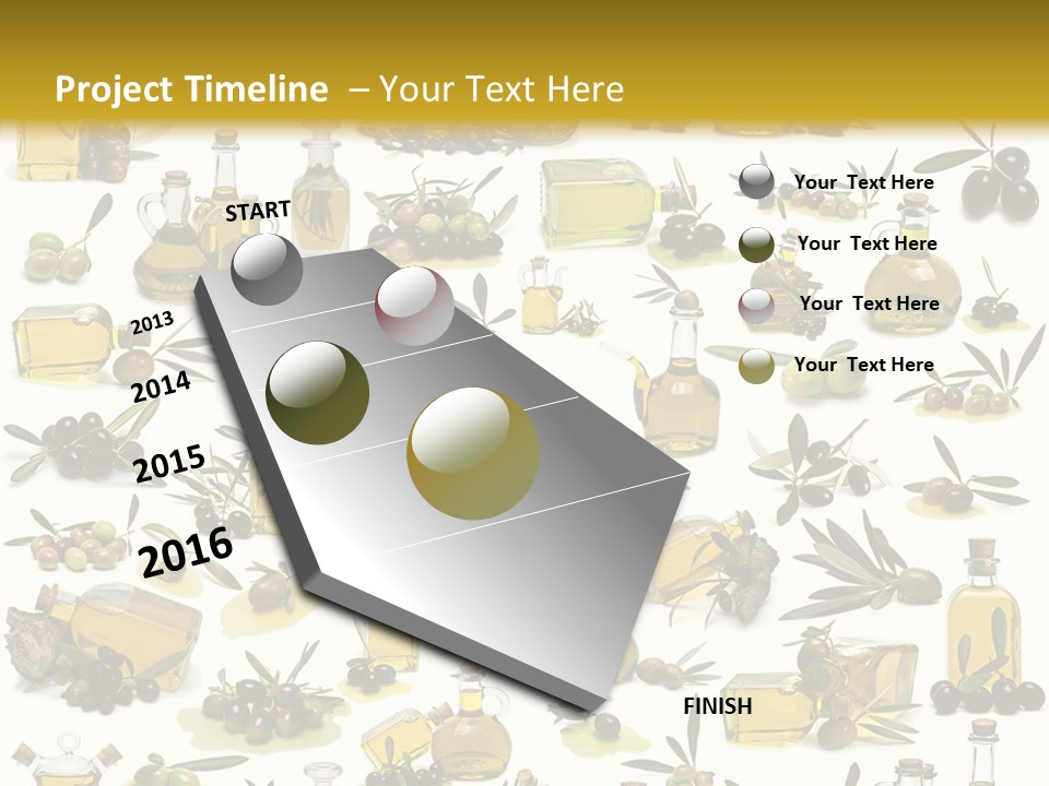 Eating Harvest Olive PowerPoint Template