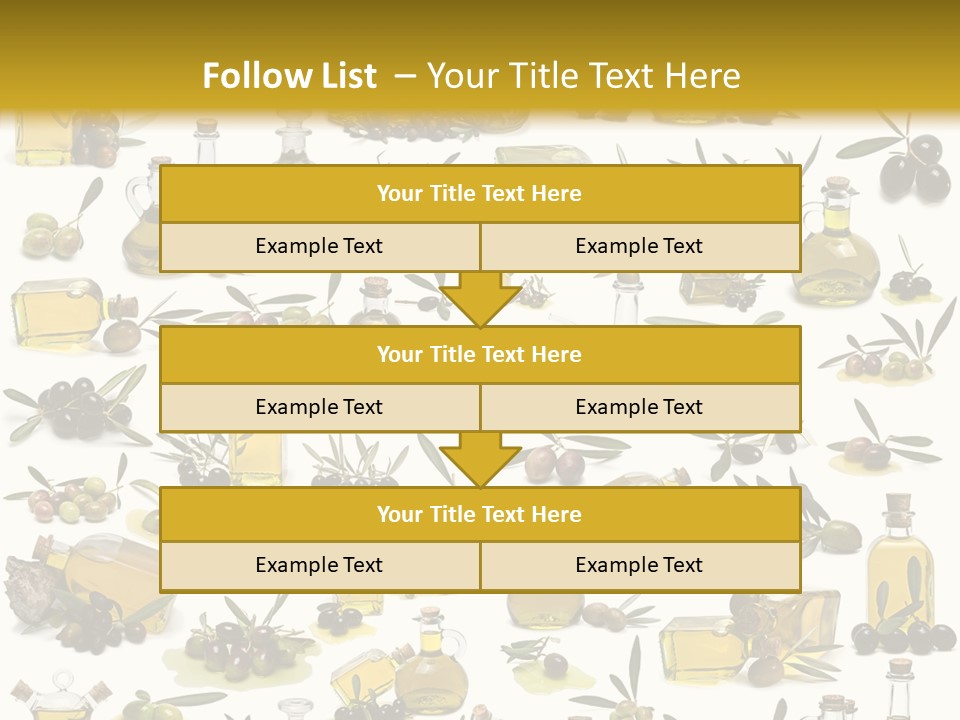 Eating Harvest Olive PowerPoint Template