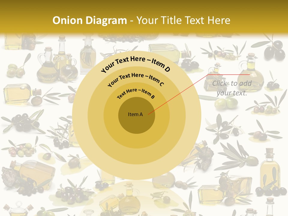 Eating Harvest Olive PowerPoint Template
