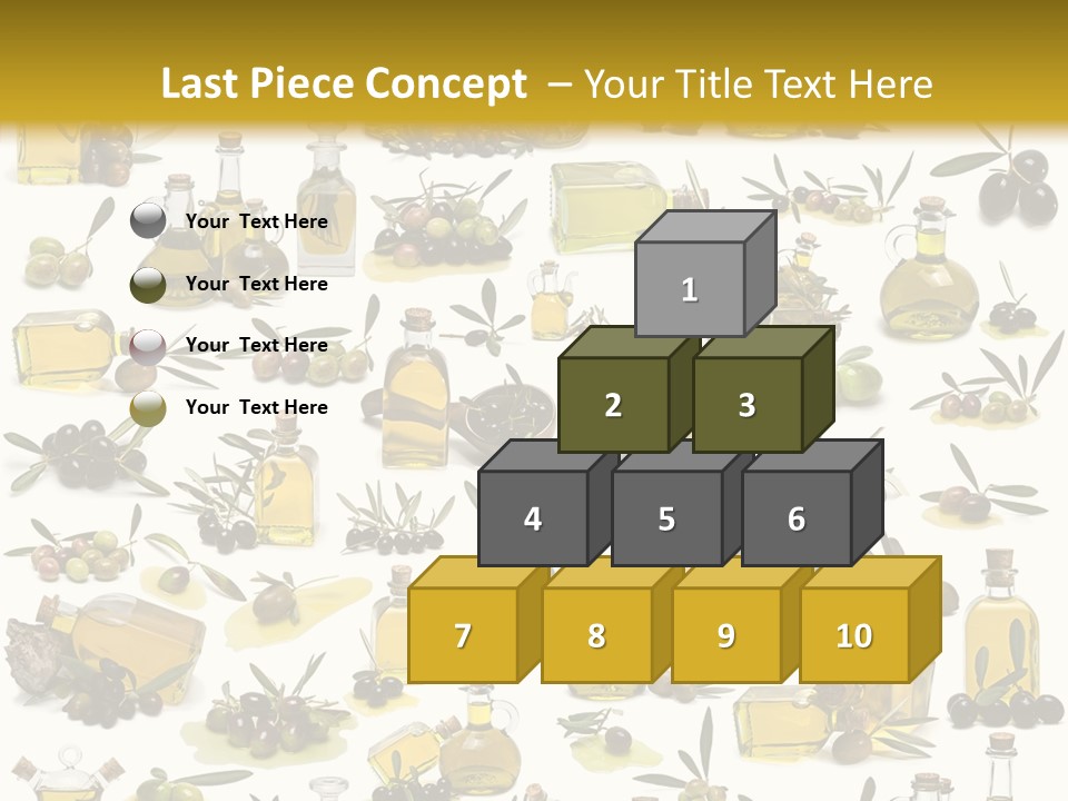 Eating Harvest Olive PowerPoint Template