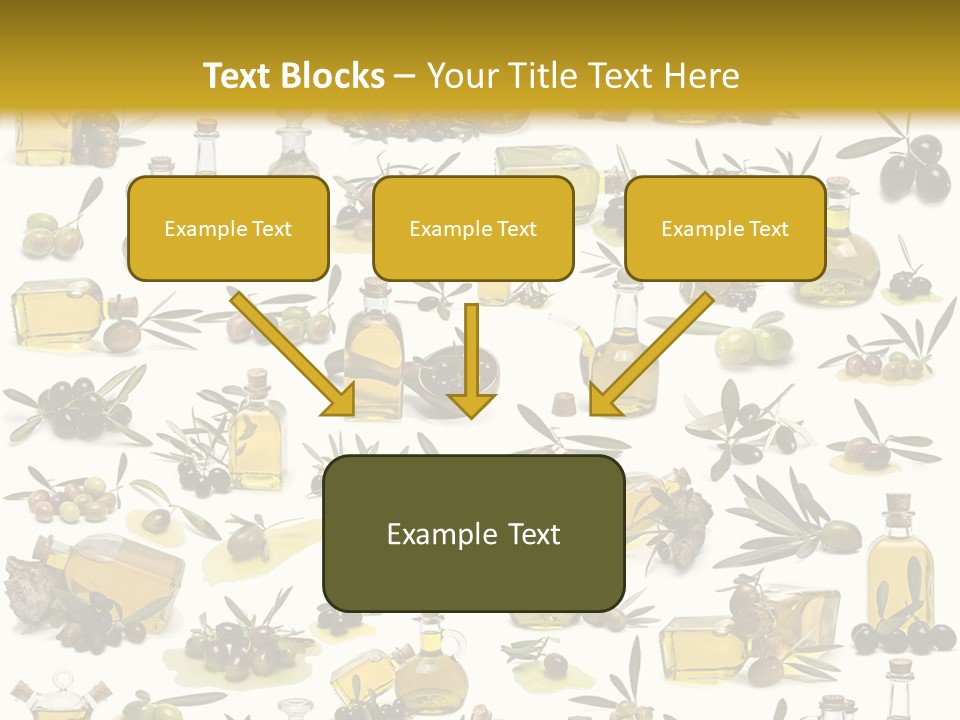 Eating Harvest Olive PowerPoint Template
