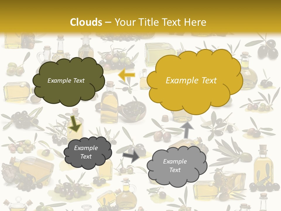 Eating Harvest Olive PowerPoint Template