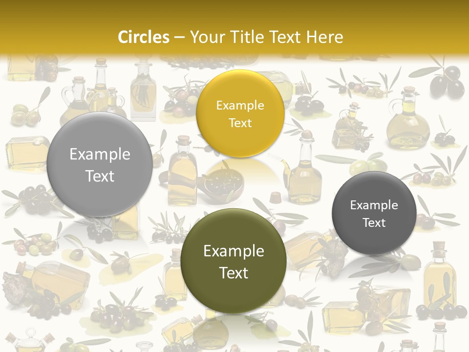 Eating Harvest Olive PowerPoint Template