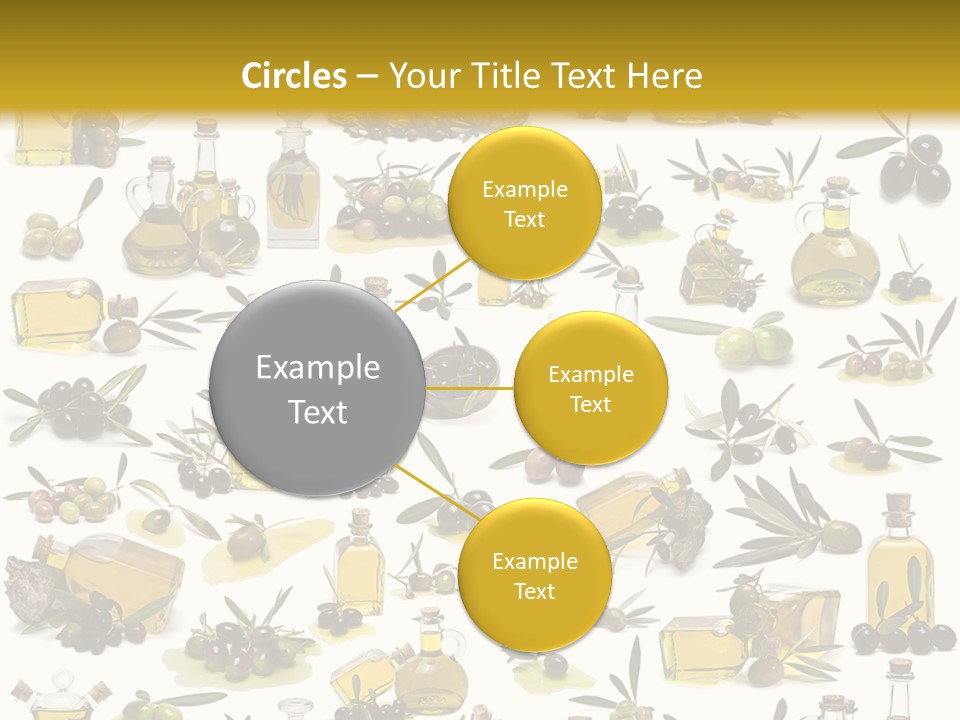 Eating Harvest Olive PowerPoint Template