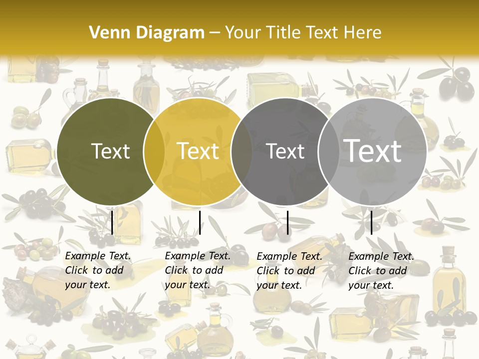 Eating Harvest Olive PowerPoint Template