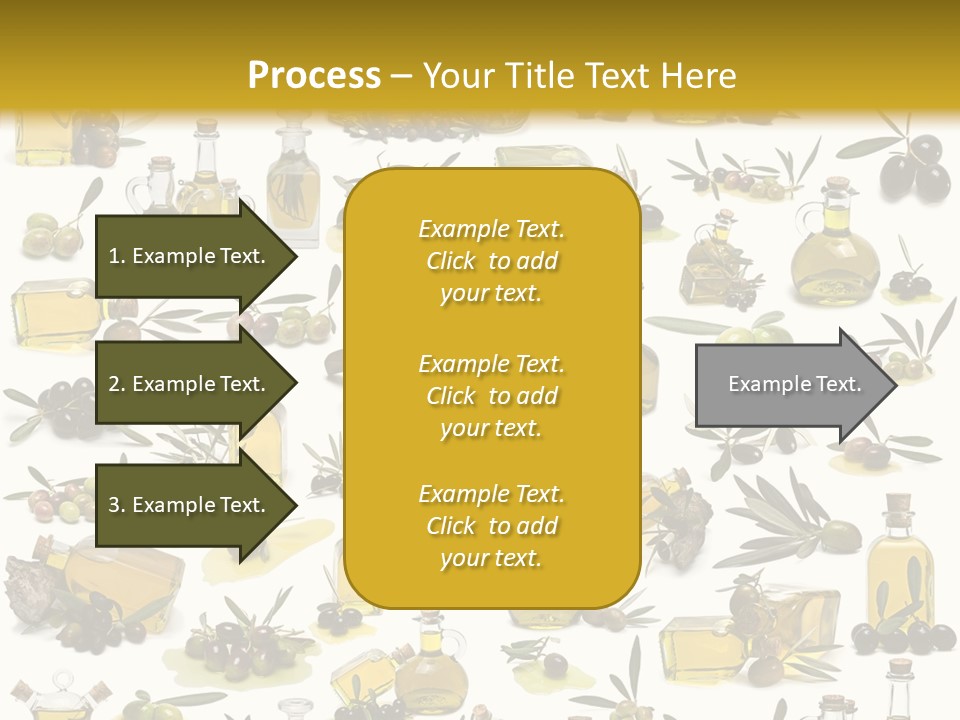 Eating Harvest Olive PowerPoint Template