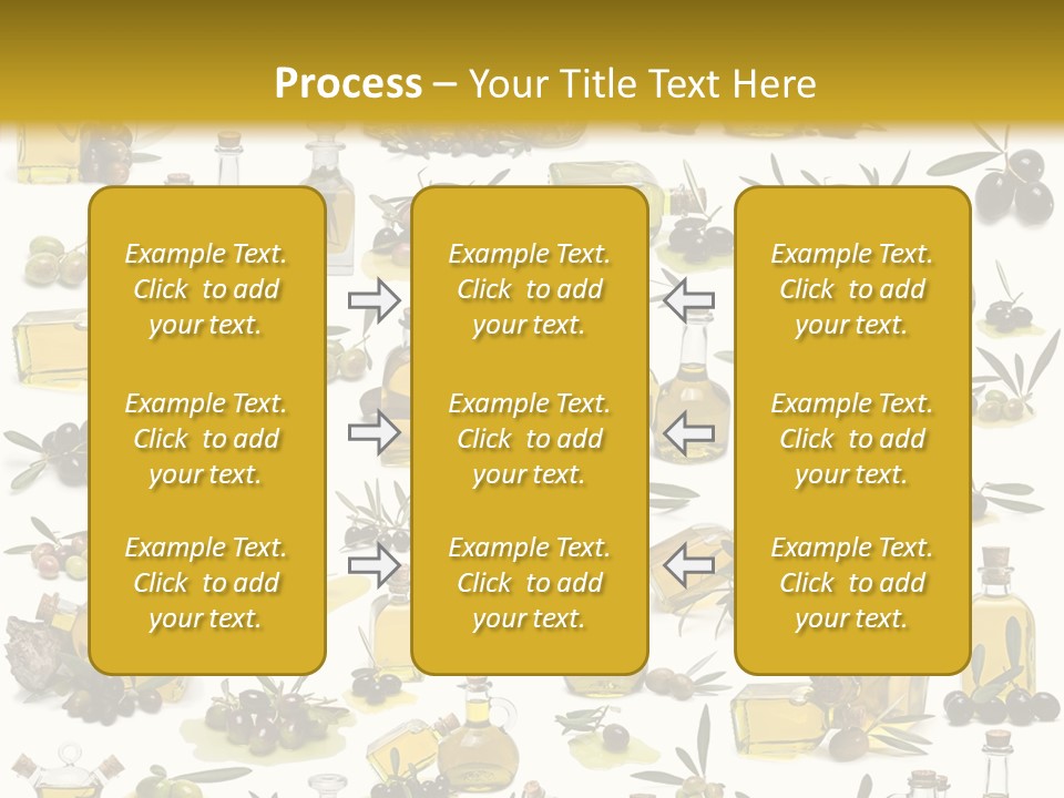 Eating Harvest Olive PowerPoint Template