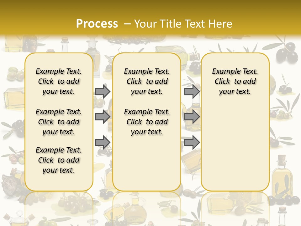 Eating Harvest Olive PowerPoint Template