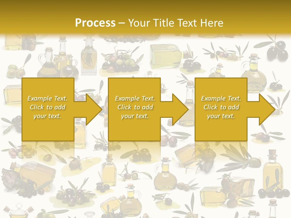 Eating Harvest Olive PowerPoint Template