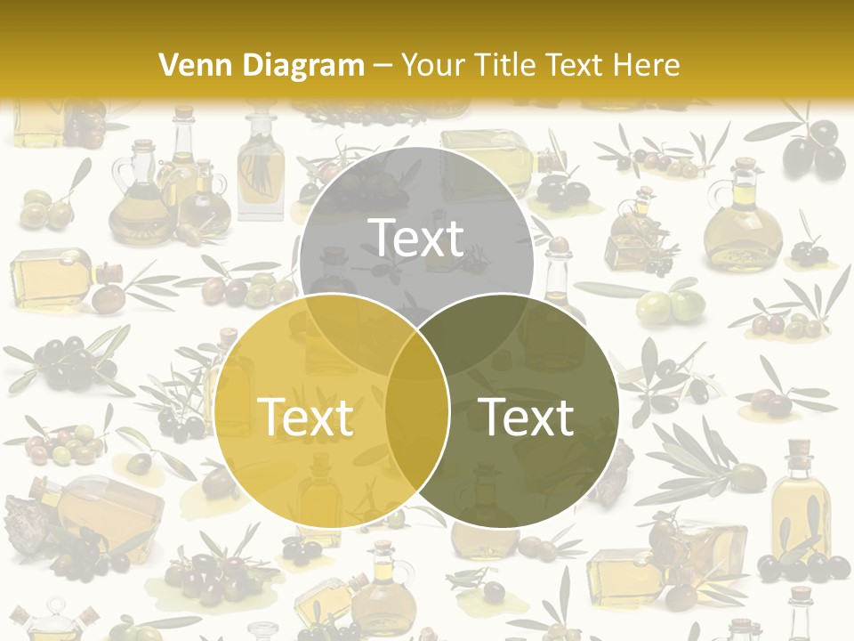 Eating Harvest Olive PowerPoint Template