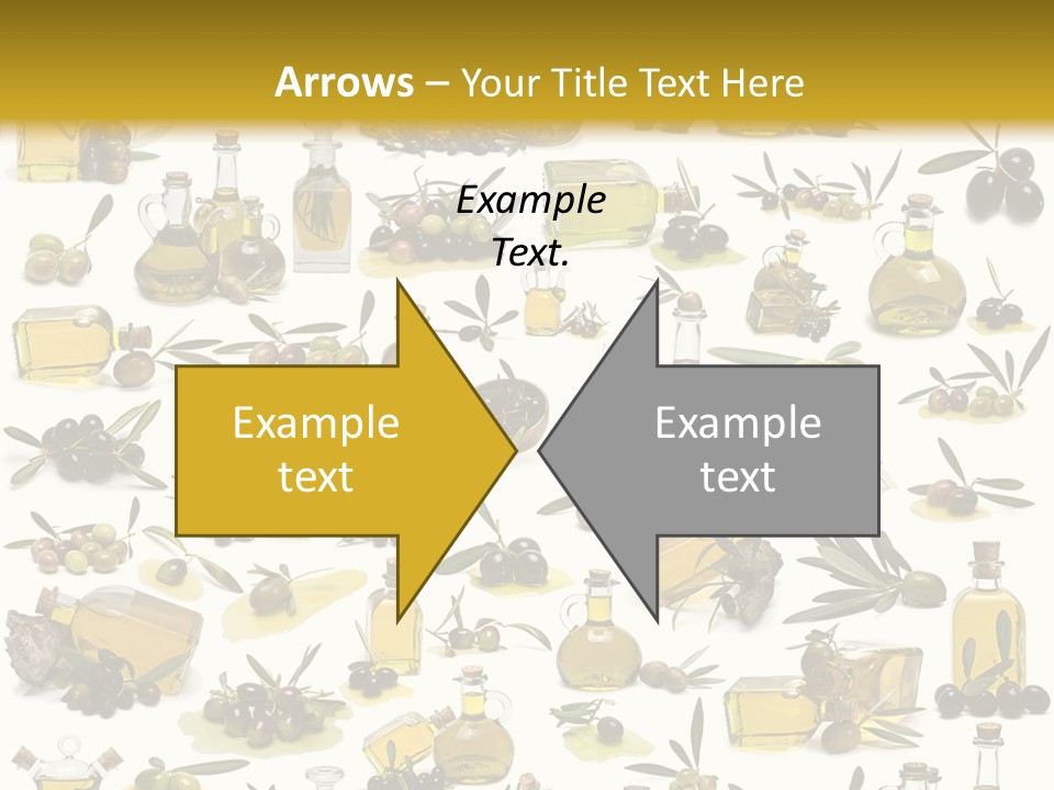 Eating Harvest Olive PowerPoint Template