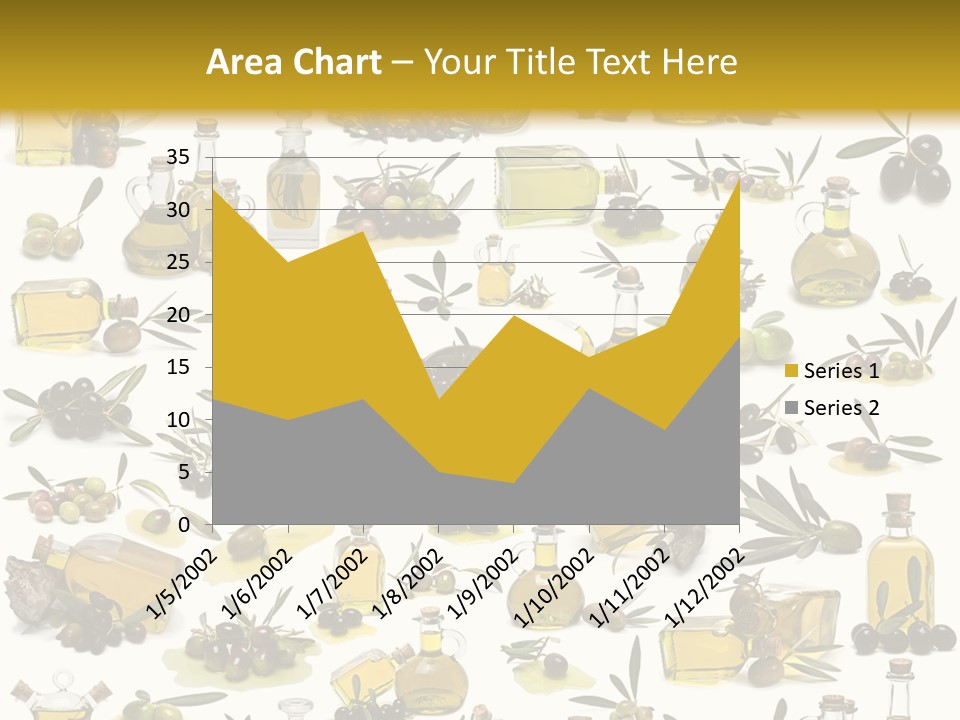 Eating Harvest Olive PowerPoint Template