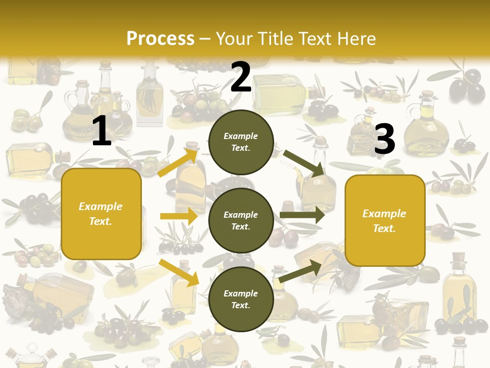Eating Harvest Olive PowerPoint Template
