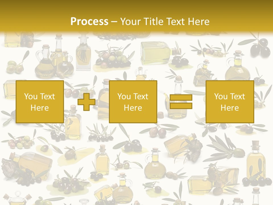 Eating Harvest Olive PowerPoint Template