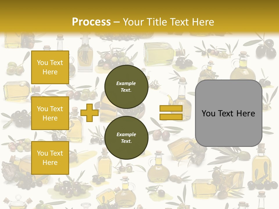 Eating Harvest Olive PowerPoint Template