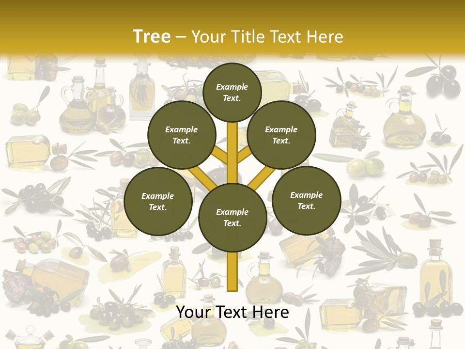 Eating Harvest Olive PowerPoint Template