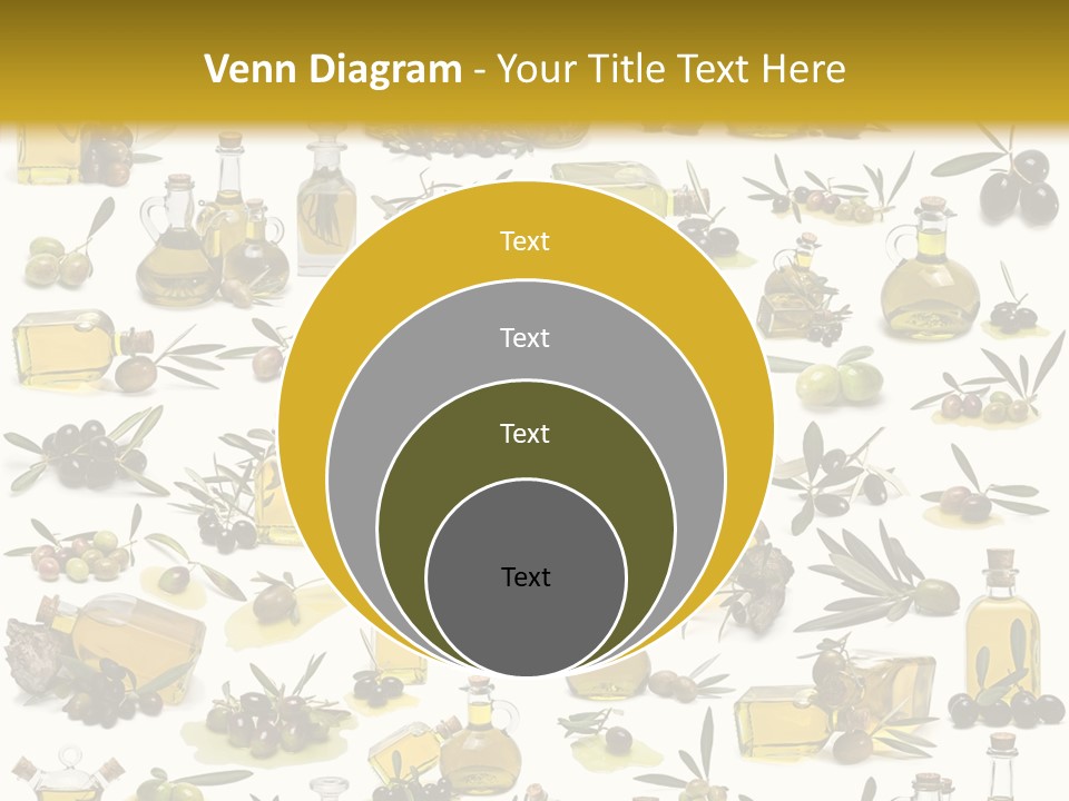 Eating Harvest Olive PowerPoint Template