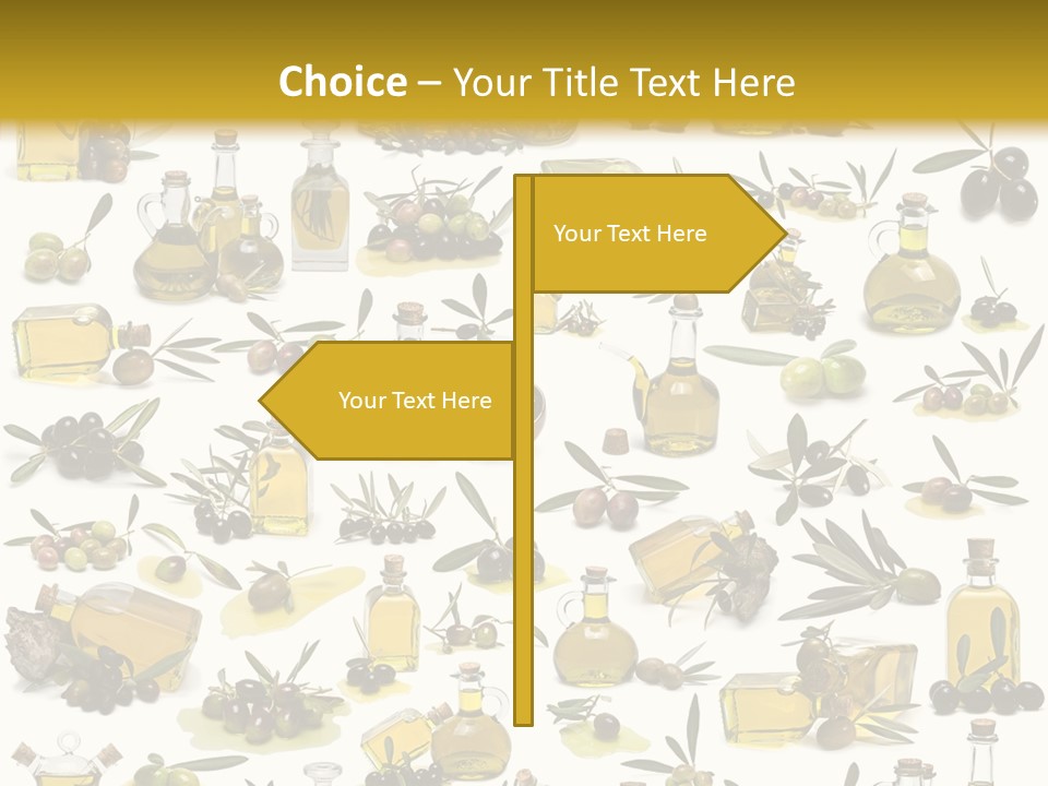 Eating Harvest Olive PowerPoint Template