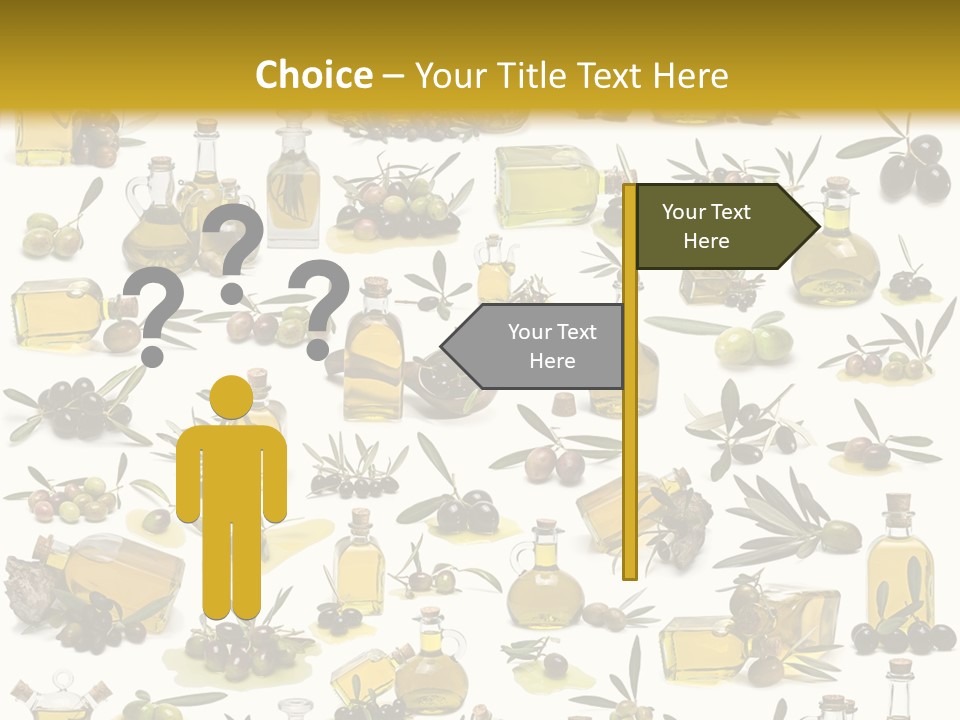 Eating Harvest Olive PowerPoint Template