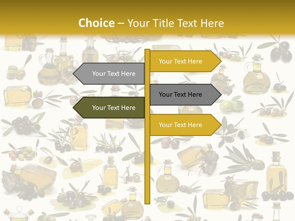 Eating Harvest Olive PowerPoint Template