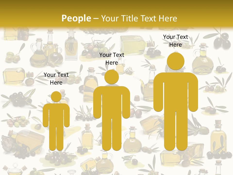 Eating Harvest Olive PowerPoint Template