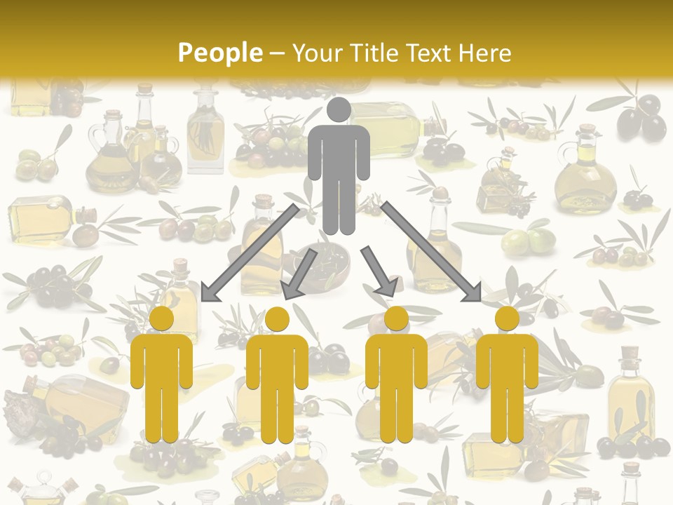 Eating Harvest Olive PowerPoint Template