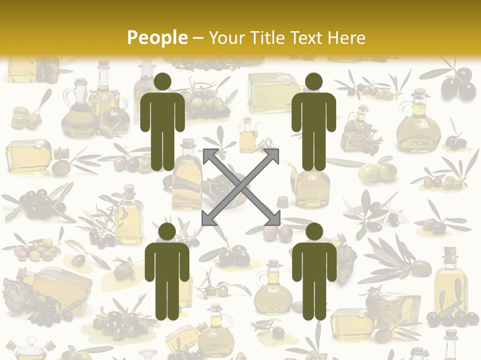 Eating Harvest Olive PowerPoint Template