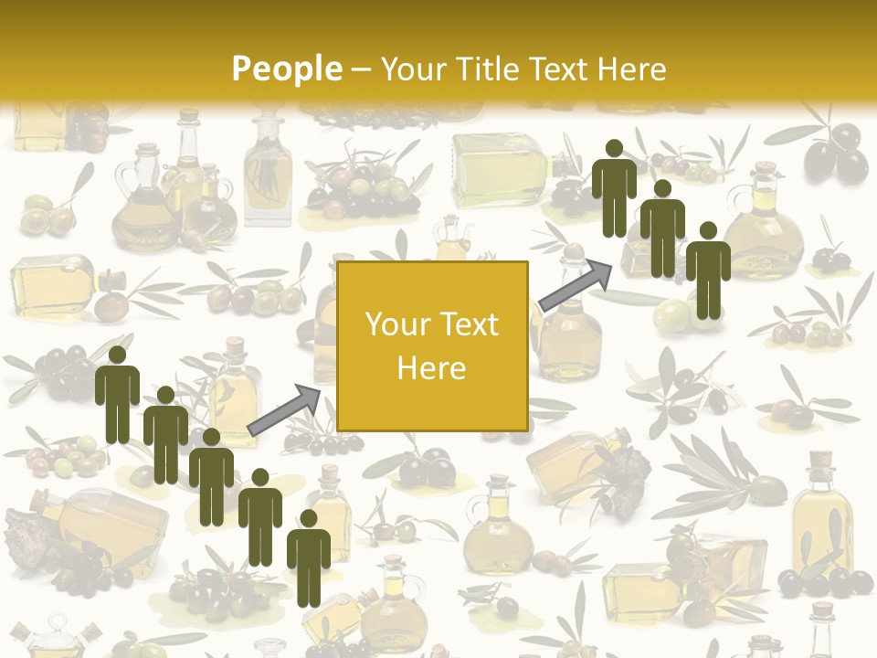 Eating Harvest Olive PowerPoint Template