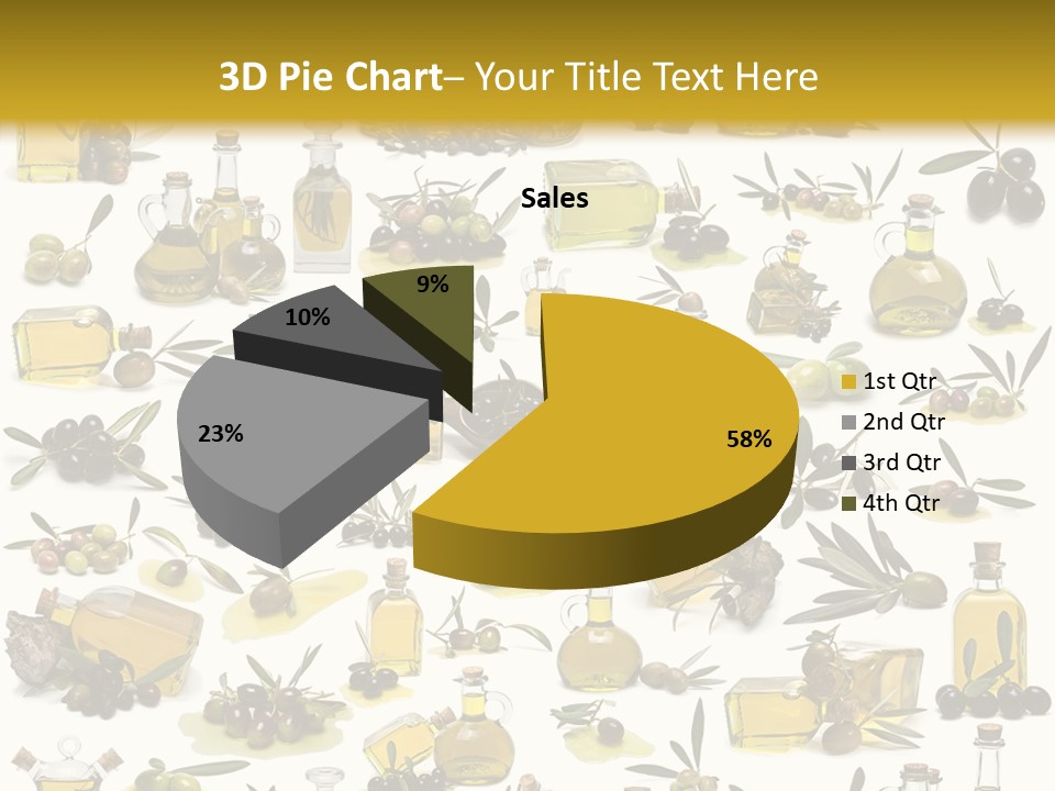 Eating Harvest Olive PowerPoint Template