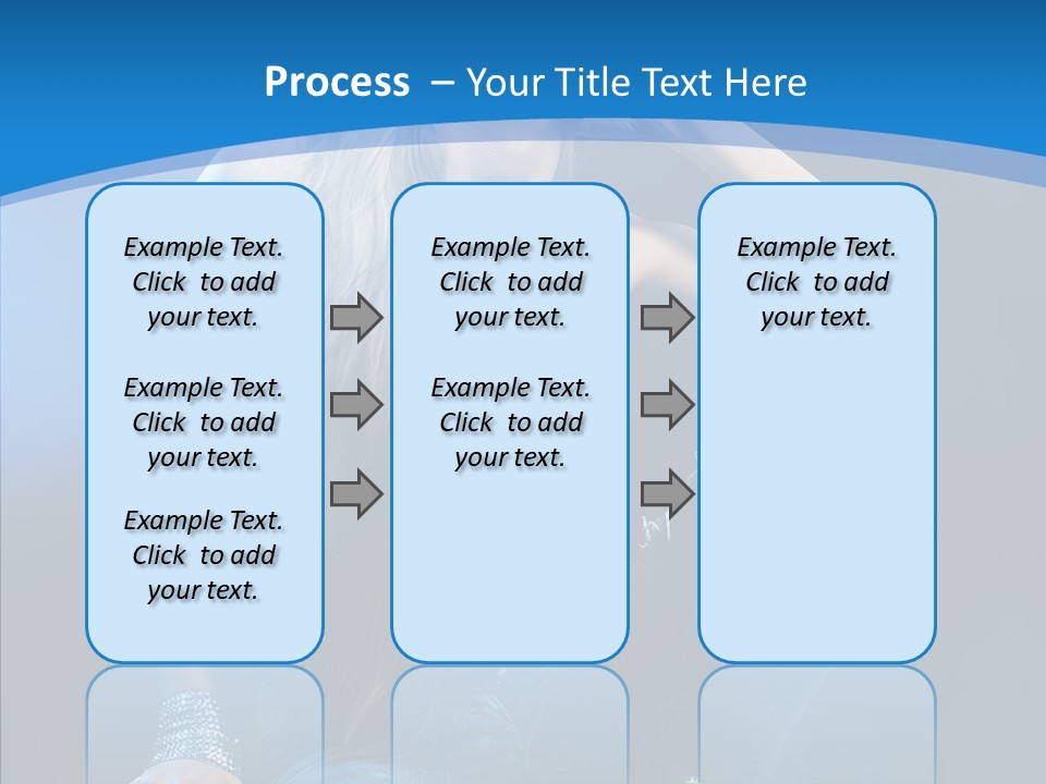 Caucasian Girl Alluring PowerPoint Template