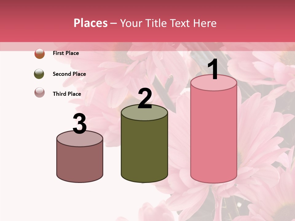 Blossom Head White PowerPoint Template