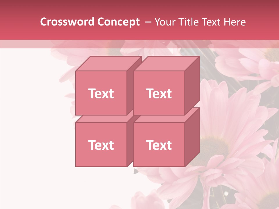 Blossom Head White PowerPoint Template