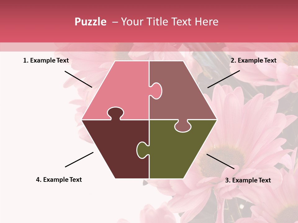 Blossom Head White PowerPoint Template