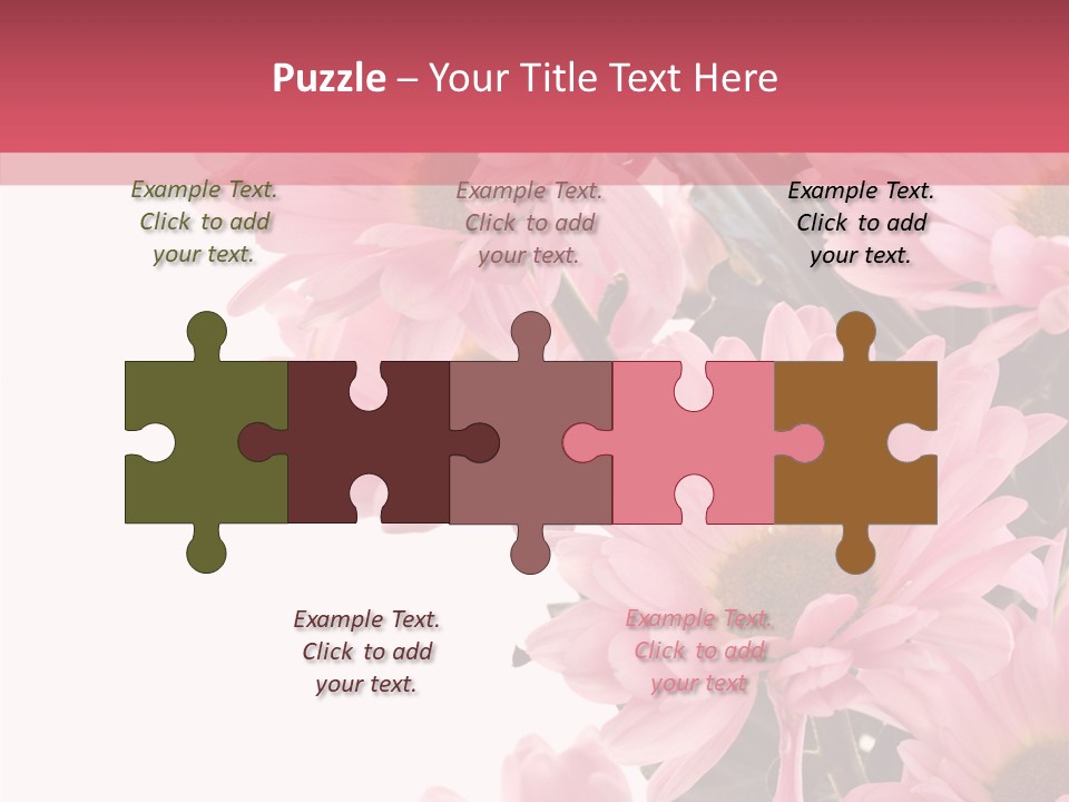 Blossom Head White PowerPoint Template