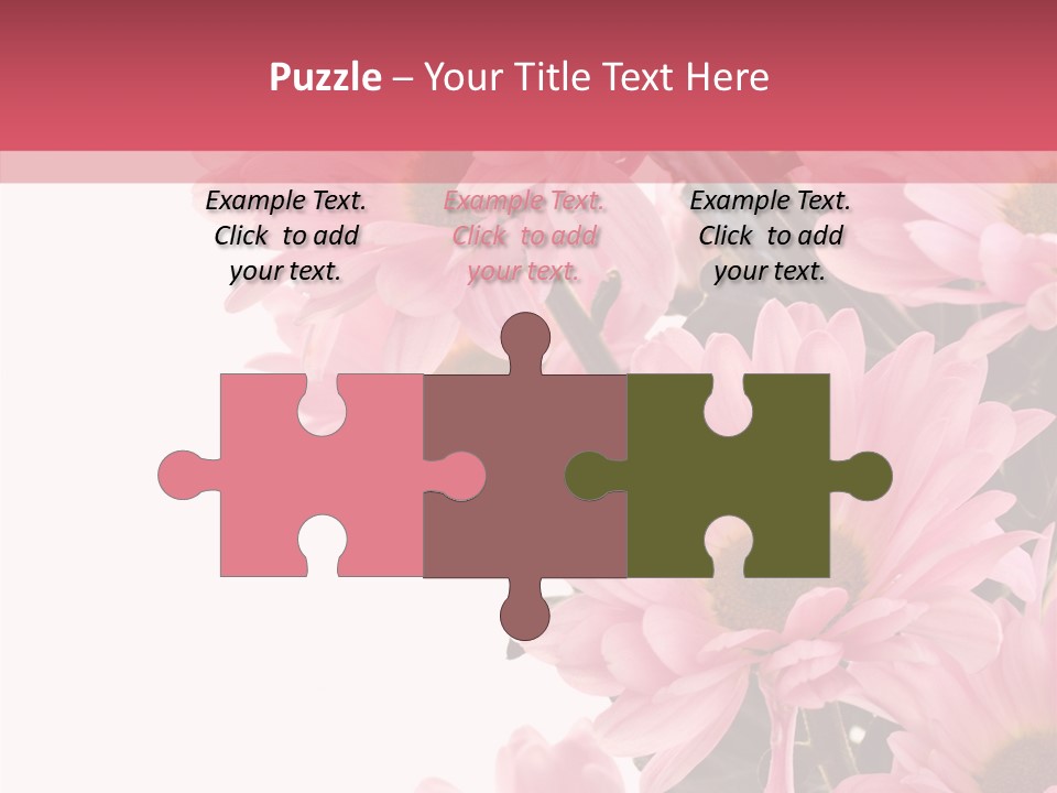 Blossom Head White PowerPoint Template